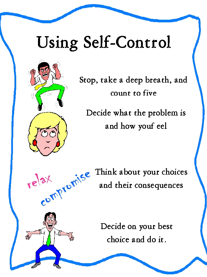 Free Printable Self Control Worksheets Printable Word Searches